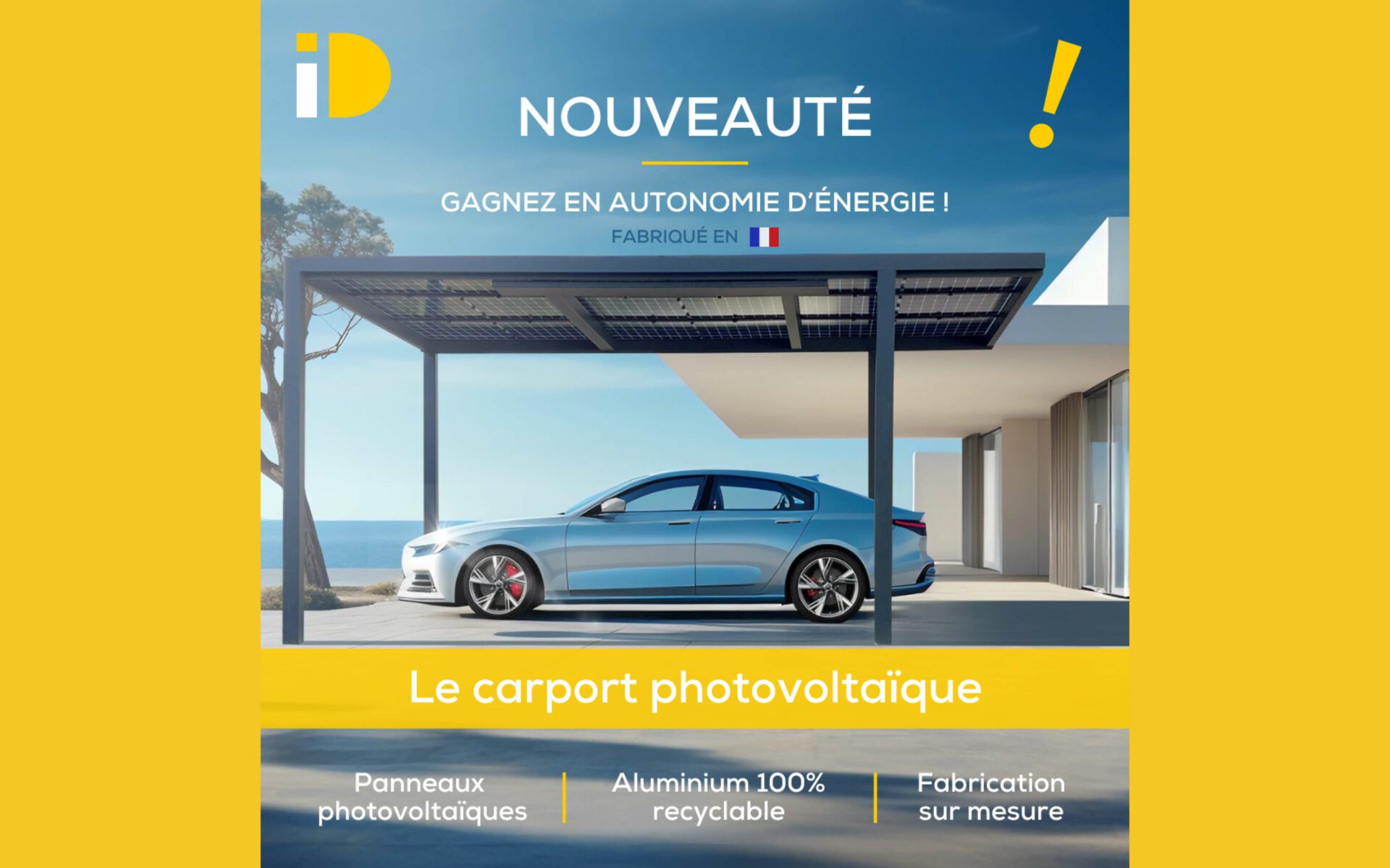 Découvrez notre dernière innovation : notre carport photovoltaïque